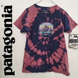 Patagonia Tie-dye Short Sleeve Cotton T-Shirt Size Large